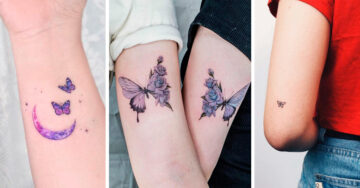 15 Bellas ideas de tatuajes delicados para las amantes de las mariposas