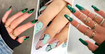 15 Divinas manicuras en tono verde que toda bruja aprobaría