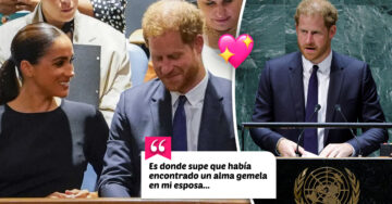 El Príncipe Harry elogió su historia de amor con Meghan Markle ante la ONU