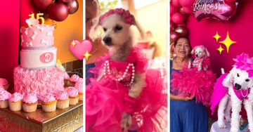 ¡De niña a mujer! Familia organiza una fiesta de XV años para su perrita
