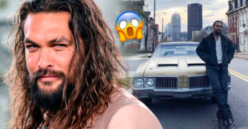 ¡Nos sacó un susto! Jason Momoa sufrió un aparatoso accidente con un motociclista