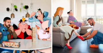 Profesor photoshopea personajes de Disney en su vida diaria y es divertidísimo