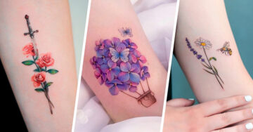 15 Lindísimos tatuajes florales para hacer de tu cuerpo un edén