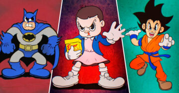 Dibujó personajes de la cultura pop como caricaturas de los años 30 y es increíble