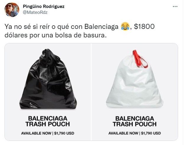 Balenciaga vende bolsa de basura en 36 mil pesos - El Sol de Tampico