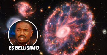 La galaxia Rueda de Carro es captada por el telescopio James Webb y es bellísima