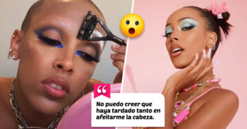 Doja Cat se afeita la cabeza y las cejas en un live de IG; “Nunca me gustó tener cabello”