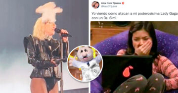 Golpean a Lady Gaga con un peluche del Dr. Simi en pleno concierto ¡y tenemos los memes!