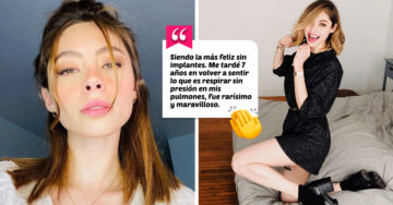 Influencer se quita los implantes de seno y regala una gran lección de amor propio