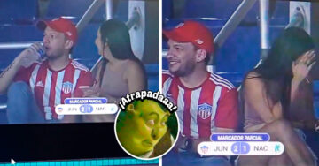 ¡Atrapados! Kiss Cam capta supuesta infidelidad en pleno partido de futbol