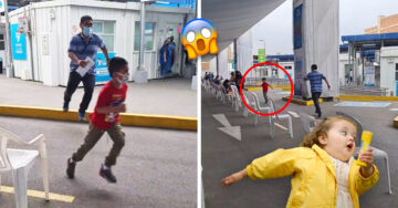 ¡Corre, Forrest, corre! Niño logra huir de su papá para que no lo vacunen