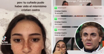 Chica exhibe mensajes con los que Cristian Castro trató de ligarse a su hermana