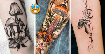 15 Ideas originales de tatuajes de honguitos que te enamorarán