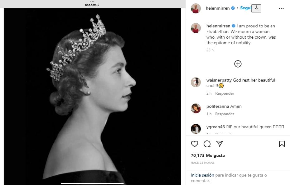 Así Lamentaron Los Famosos La Muerte De La Reina Isabel Ll