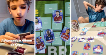 Niño ciego hizo su propio álbum del Mundial en braille y pide más inclusión a Panini