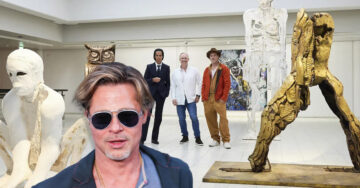 De actor a artista: Brad Pitt debuta como escultor en una exhibición en Finlandia