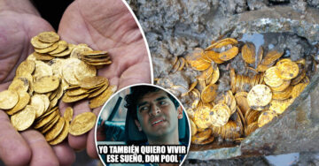 ¡Qué suerte! Familia encuentra tesoro de monedas de oro mientras remodelaba su casa