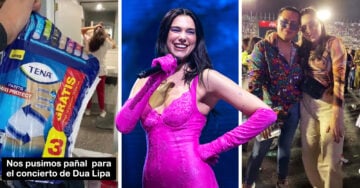 ¿Qué? Fanáticos usaron pañal en el concierto de Dua Lipa para no tener que ir al baño