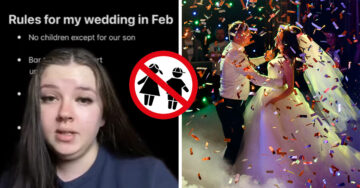 “Sin niños” Novia pone restricciones para su boda y desata una ola de polémicas