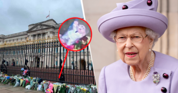 No es broma… aparecen peluches del Dr. Simi en las ofrendas florales de la reina Isabel II