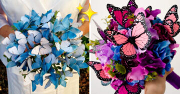 10 Hermosas ideas de ramos de novia con mariposas por si gusta algo diferente