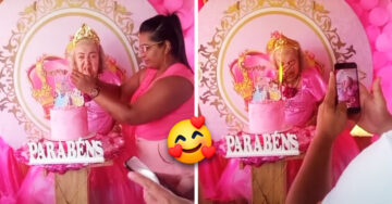 Sueño cumplido: Amigas celebran el cumpleaños de una abuelita y la visten de princesa