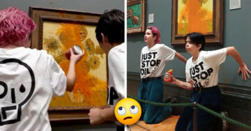 Activistas que lanzaron lata de sopa a pintura de Van Gogh dice que no quería causar daños