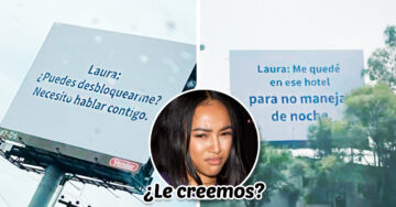 ¡Laura, perdónalo! Aparecen mensajes de disculpas en espectaculares en la CDMX ; se hicieron virales