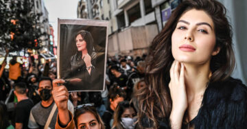 Actriz iraní de Netflix se desnuda en protesta contra la policía moral tras la muerte de Mahsa Amini