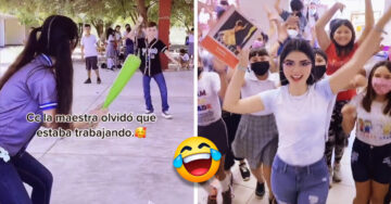 La maestra del TikTok: Docente se hace viral por grabar divertidos videos junto a sus alumnos