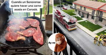 Escándalo nivel: Hicieron una carnita asada en Canadá y llegaron los bomberos a terminarla