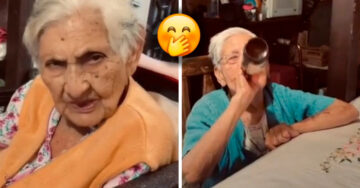 Mamá de 105 se molesta y regaña a su hija de 83 años por andar gastando dinero en alcohol