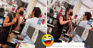 Mujer le hace un berrinche a su novio en el supermercado… ¡por una licuadora!