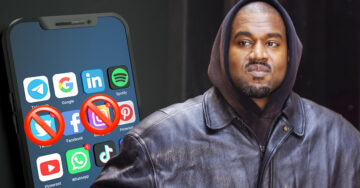 Twitter e Instagram bloquean la scuentas de Kanye West por comentarios antisemitas