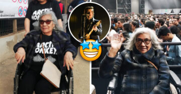 ¡Verdadera fan! Abuelita asiste con todo y silla de ruedas a concierto de Arctic Monkeys