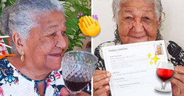 Abuelita de 103 años se convierte en catadora de vinos; cumplió su sueño de juventud