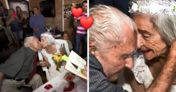 ¡El amor, el amor! Abuelitos se hicieron novios y se casaron a sus 90 años