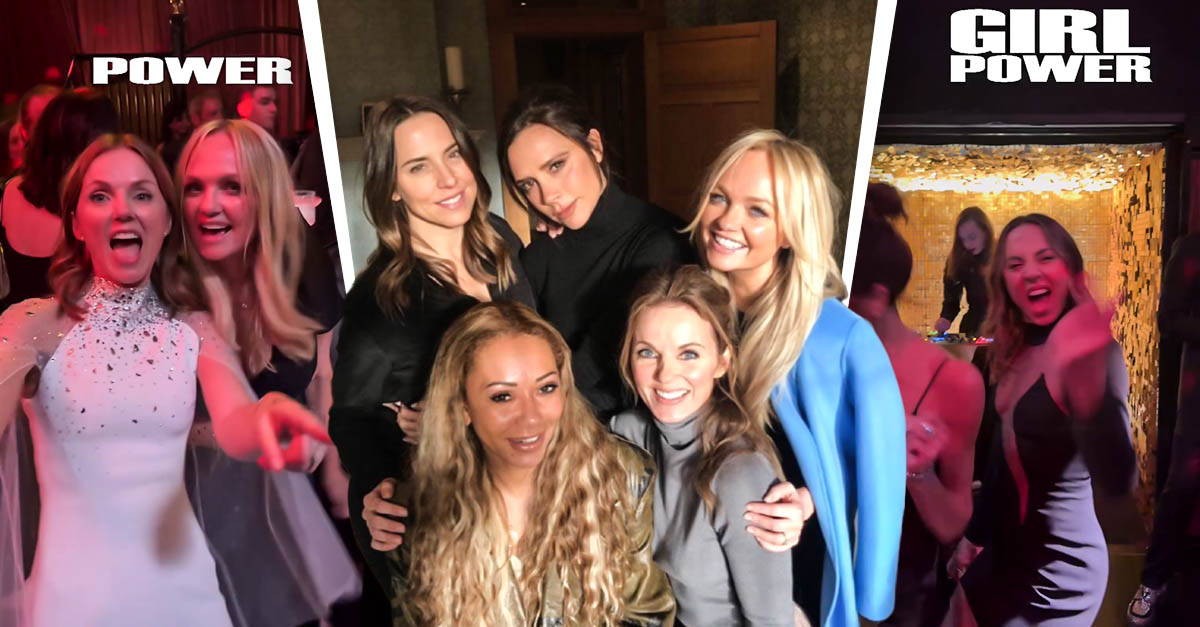 Spice Girls Together Again On Geri Horners Birthday Imageantra 