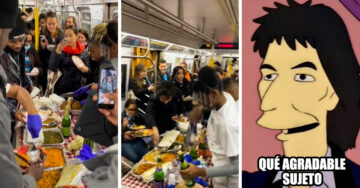 Chef les da una increíble sorpresa a pasajeros del metro por el Día de Acción de Gracias