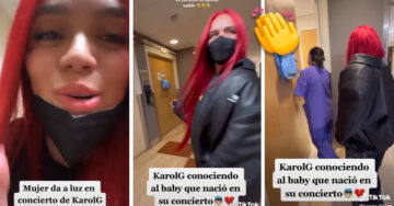 Fan de Karol G comenzó con su labor de parto en pleno concierto; la cantante tuvo un hermoso gesto con ella