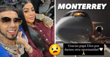 Anuel AA y Yailín estuvieron a punto de perder la vida en un accidente aéreo