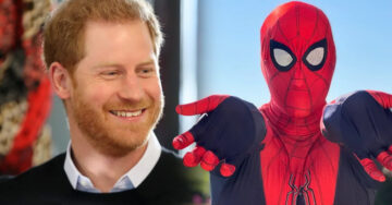 Príncipe Harry se disfraza de Spider-Man para visitar a huérfanos de militares