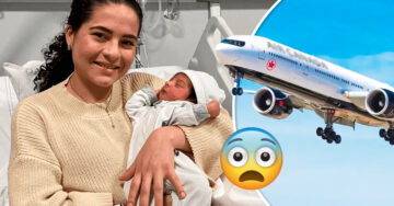 Mujer da a luz en pleno vuelo.. ¡No sabía que estaba embarazada!