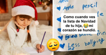 Niña le pide a Santa en su carta que le de amigos que no le hagan Bullying en la escuela