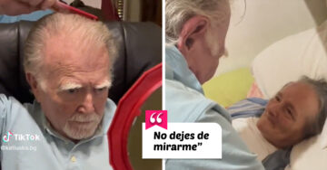 Como en ‘Diario de una pasión’ Abuelito visita todos los días a su esposa que perdió la memoria