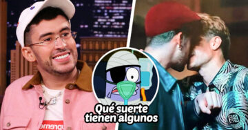 Bad Bunny besa apasionadamente a Gael García y se filtran imágenes