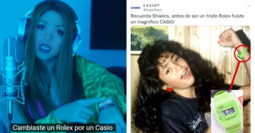Crean cuentas falsas de Casio para atacar a Shakira y la marca responde
