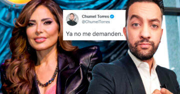 Gloria Trevi formaliza demanda contra Chumel Torres por daño moral y así responde él