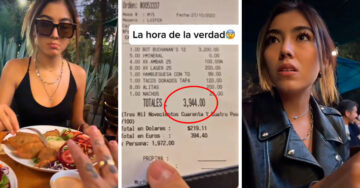 La invita a un lujoso restaurante y la hace pagar la mitad de la cuenta al final