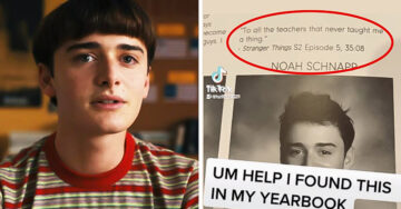 Noah Schnapp dedica agresivo mensaje a sus maestros en su anuario escolar